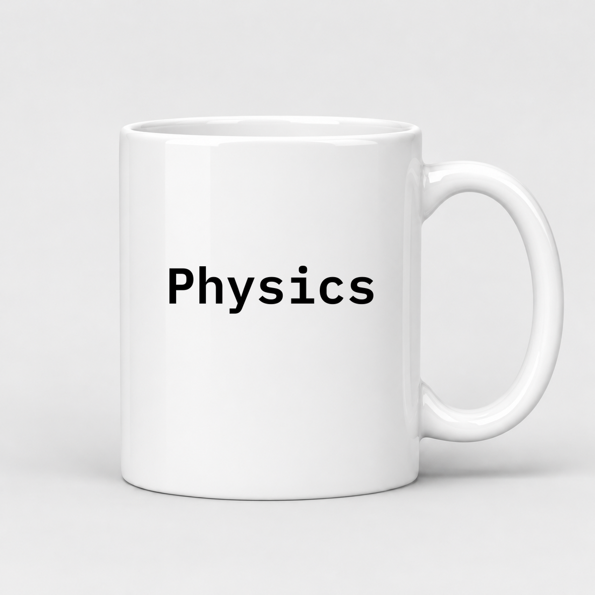 Physics Mug in white