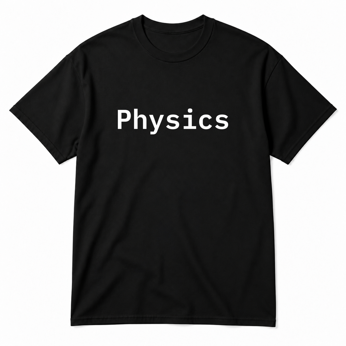 Physics T-Shirt in black