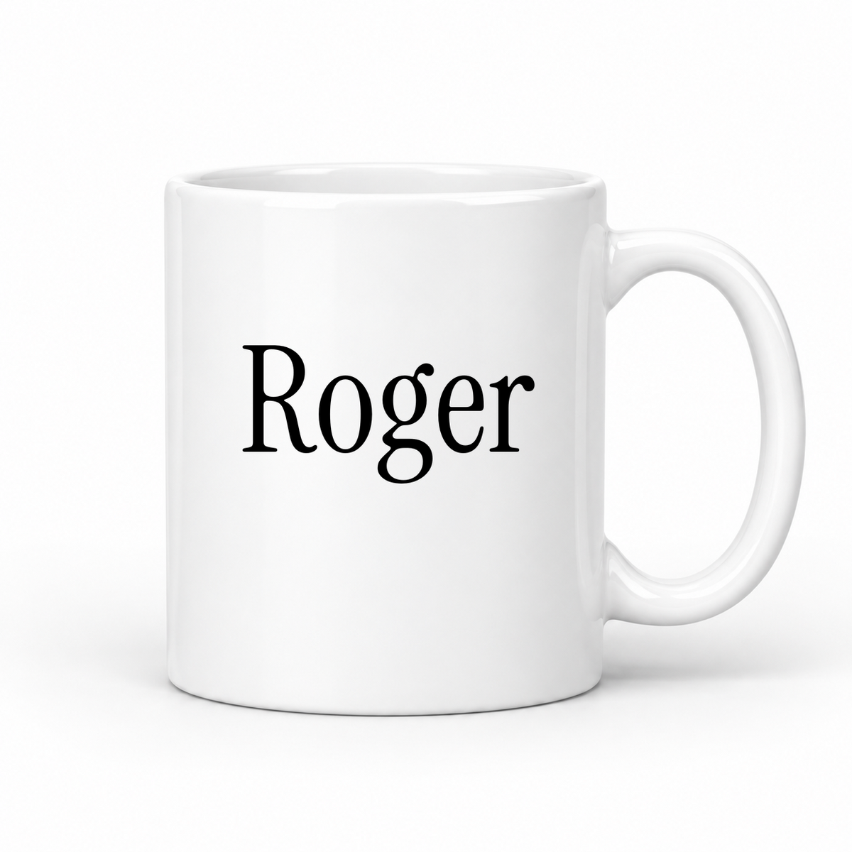 Roger Mug in white