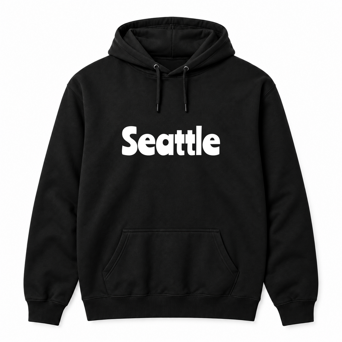 Seattle Hoodie in black
