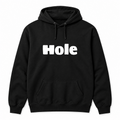 Hole Hoodie in black