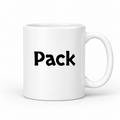 Pack Mug in white