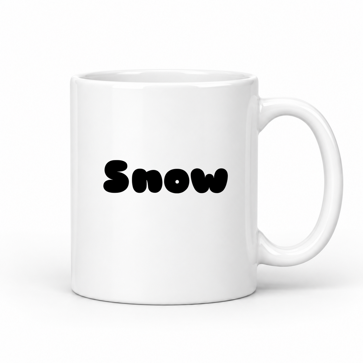Snow Mug in white