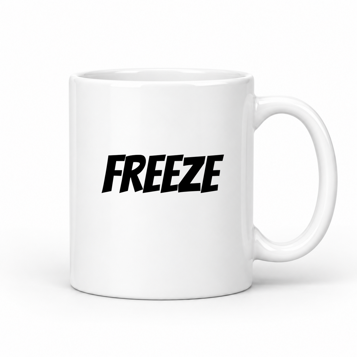 Freeze Mug in white