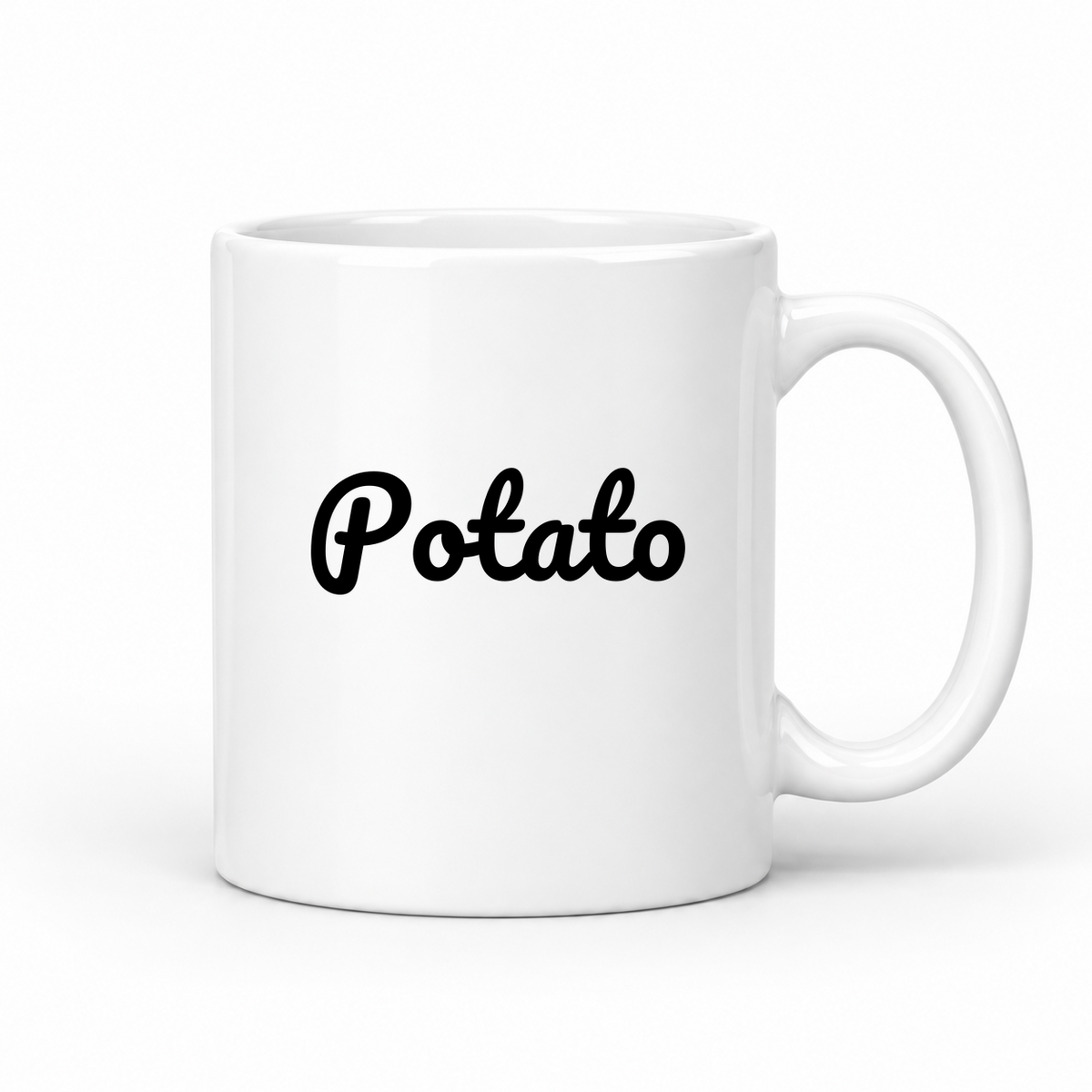 Potato Mug in white