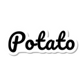 Potato die-cut sticker