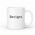 Designs Mug in white