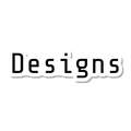 Designs die-cut sticker