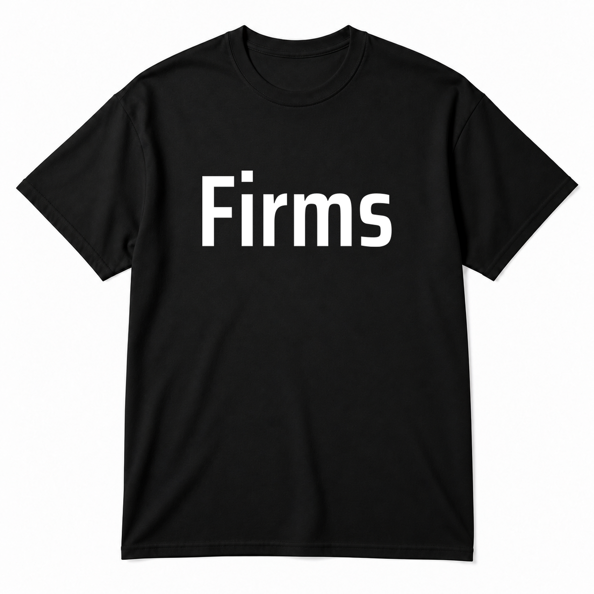 Firms T-Shirt in black