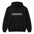 Lessons Hoodie in black