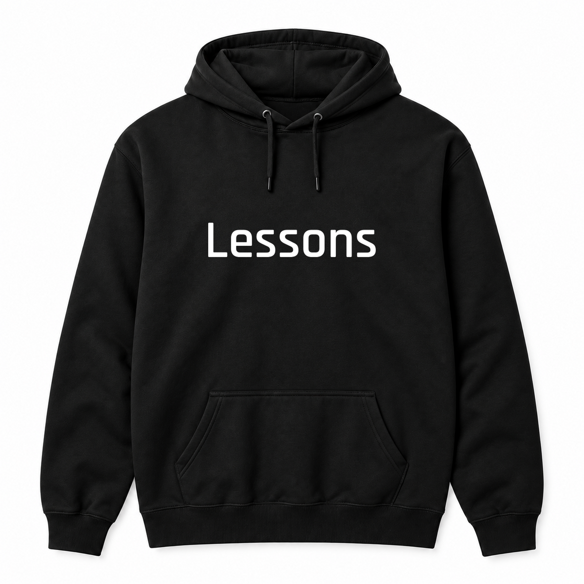 Lessons Hoodie in black