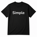 Simple T-Shirt in black