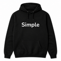 Simple Hoodie in black
