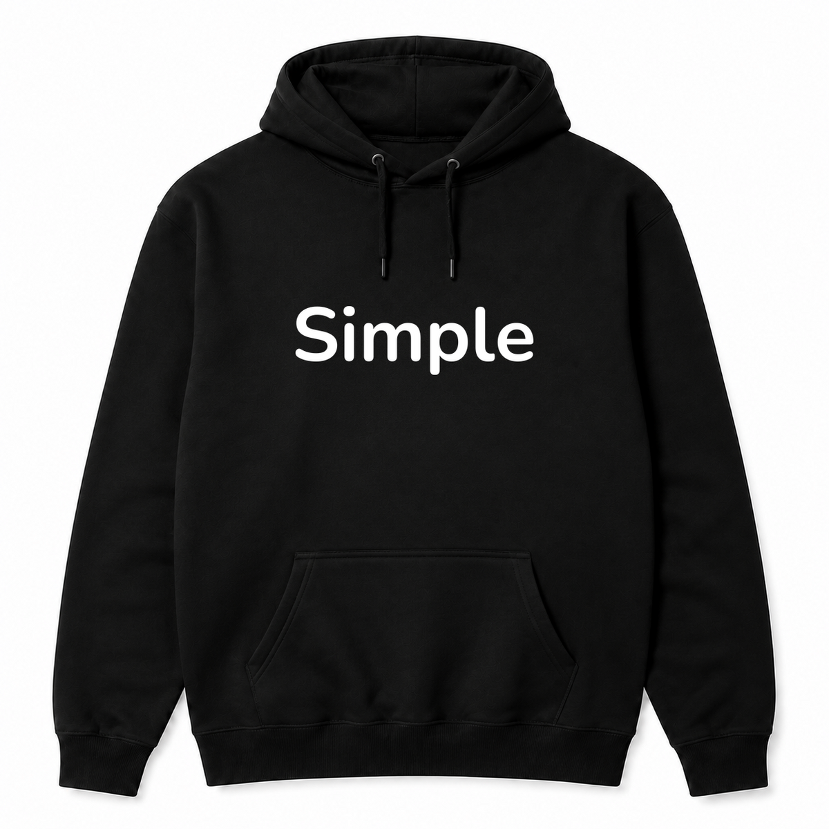 Simple Hoodie in black