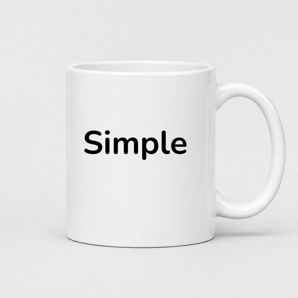 Simple Mug in white