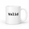 Valid Mug in white