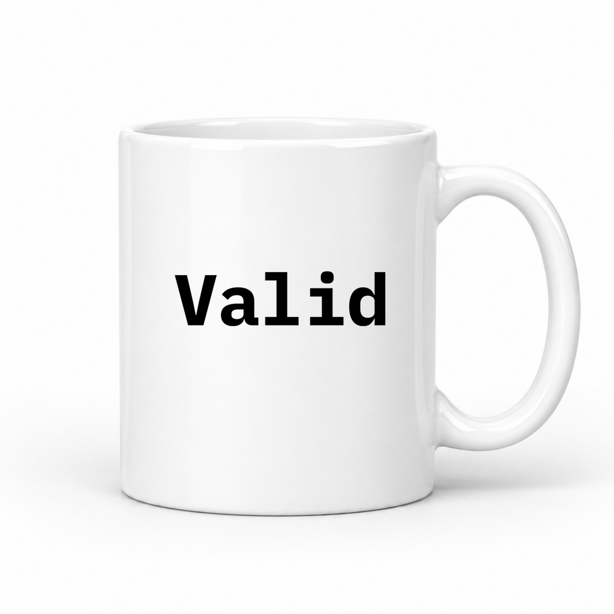 Valid Mug in white