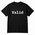 Valid T-Shirt in black