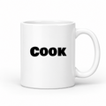 Cook Mug in white