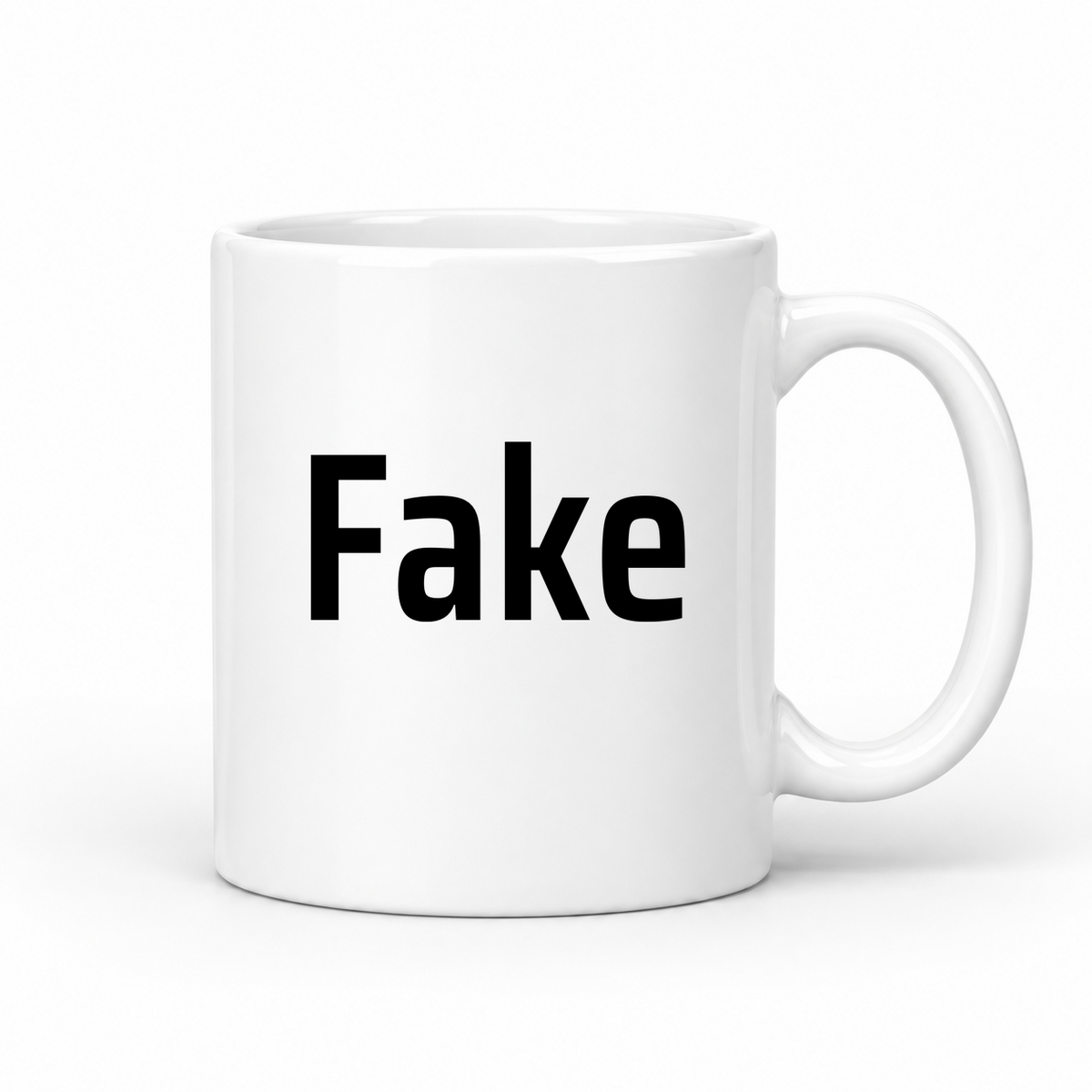 Fake Mug in white