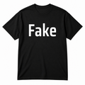 Fake T-Shirt in black