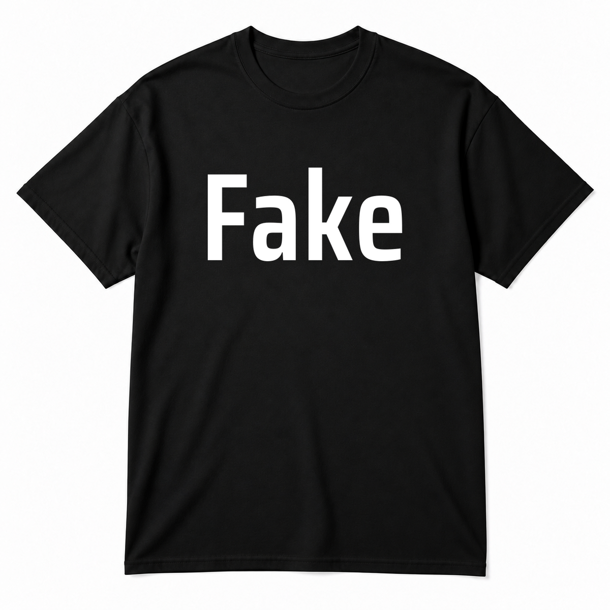 Fake T-Shirt in black