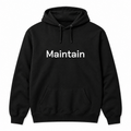 Maintain Hoodie in black