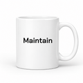 Maintain Mug in white