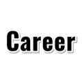 Career die-cut sticker