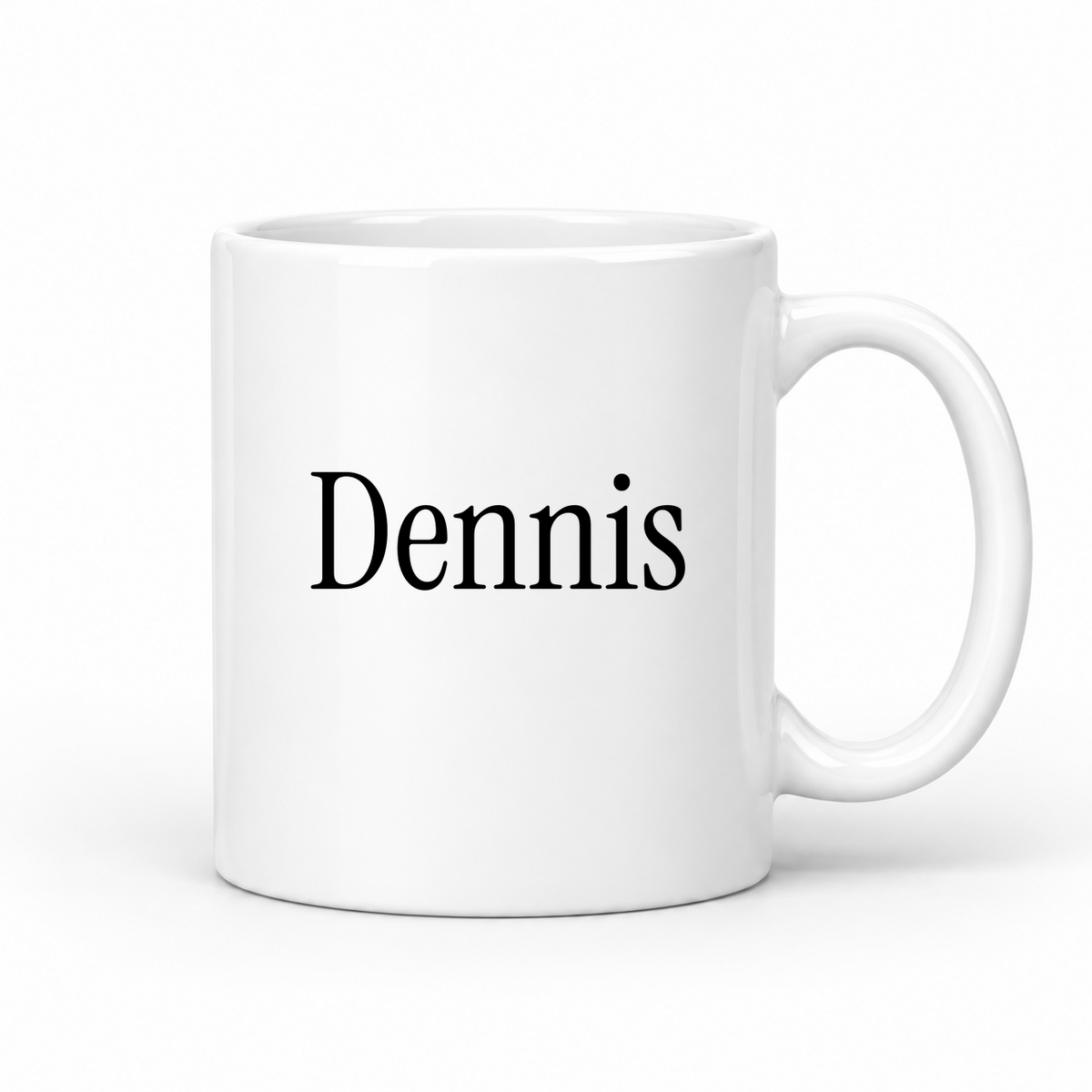 Dennis Mug in white