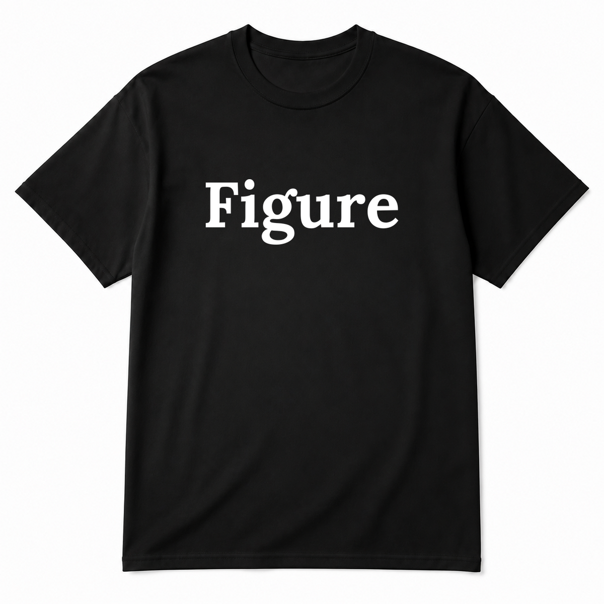 Figure T-Shirt in black