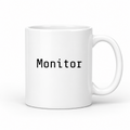 Monitor Mug in white