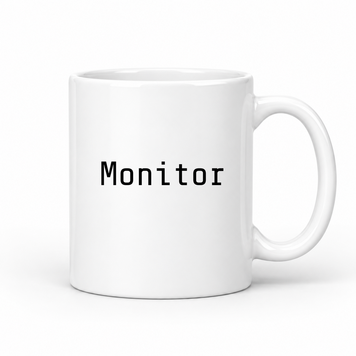 Monitor Mug in white