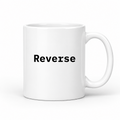 Reverse Mug in white