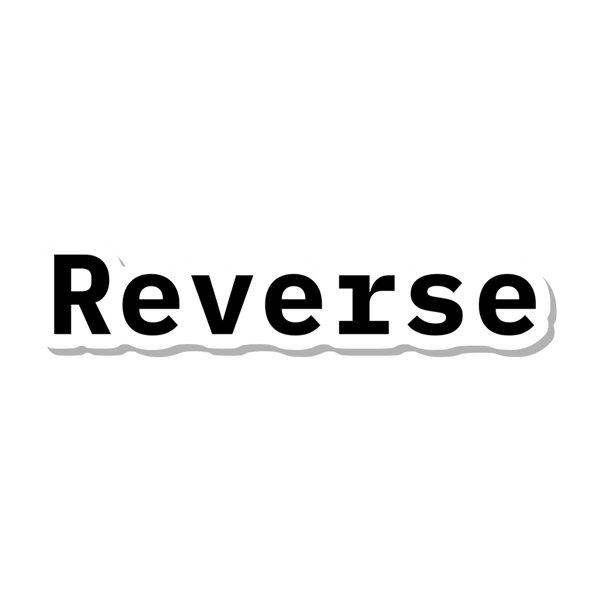 Reverse die-cut sticker