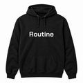 Routine Hoodie in black