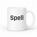 Spell Mug in white