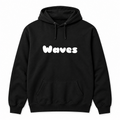 Waves Hoodie in black