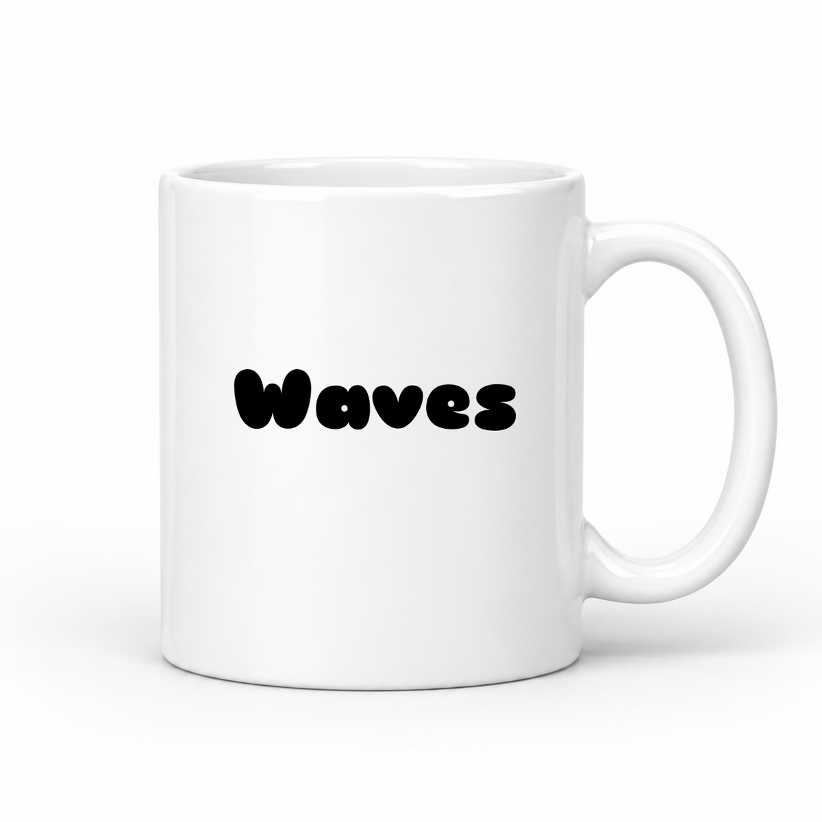 Waves Mug in white