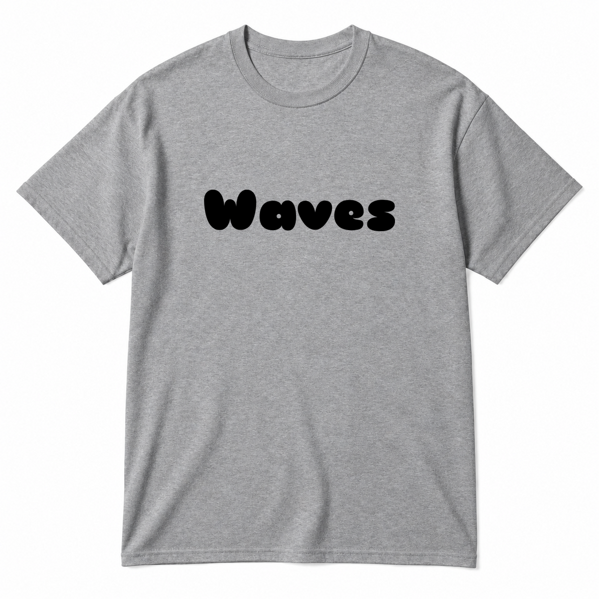 Waves T-Shirt in gray