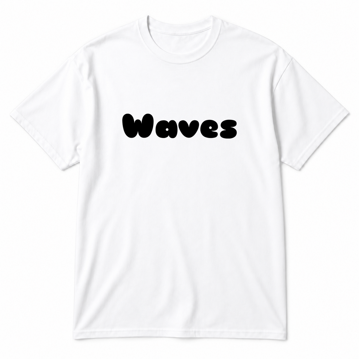 Waves T-Shirt in white