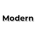 Modern die-cut sticker