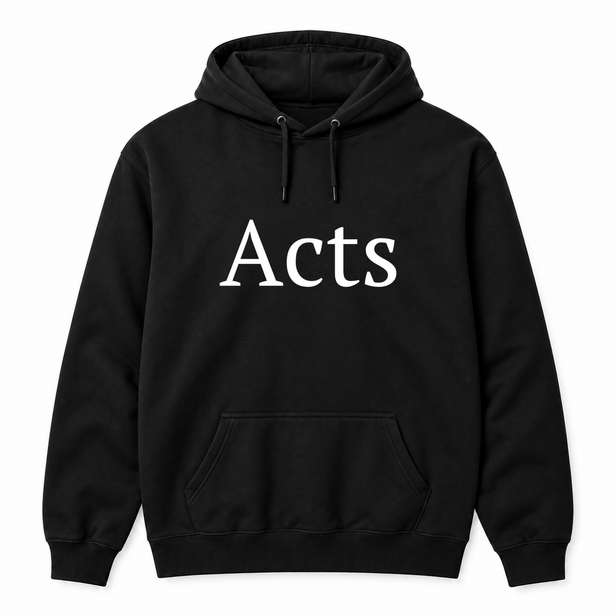 Acts Hoodie in black