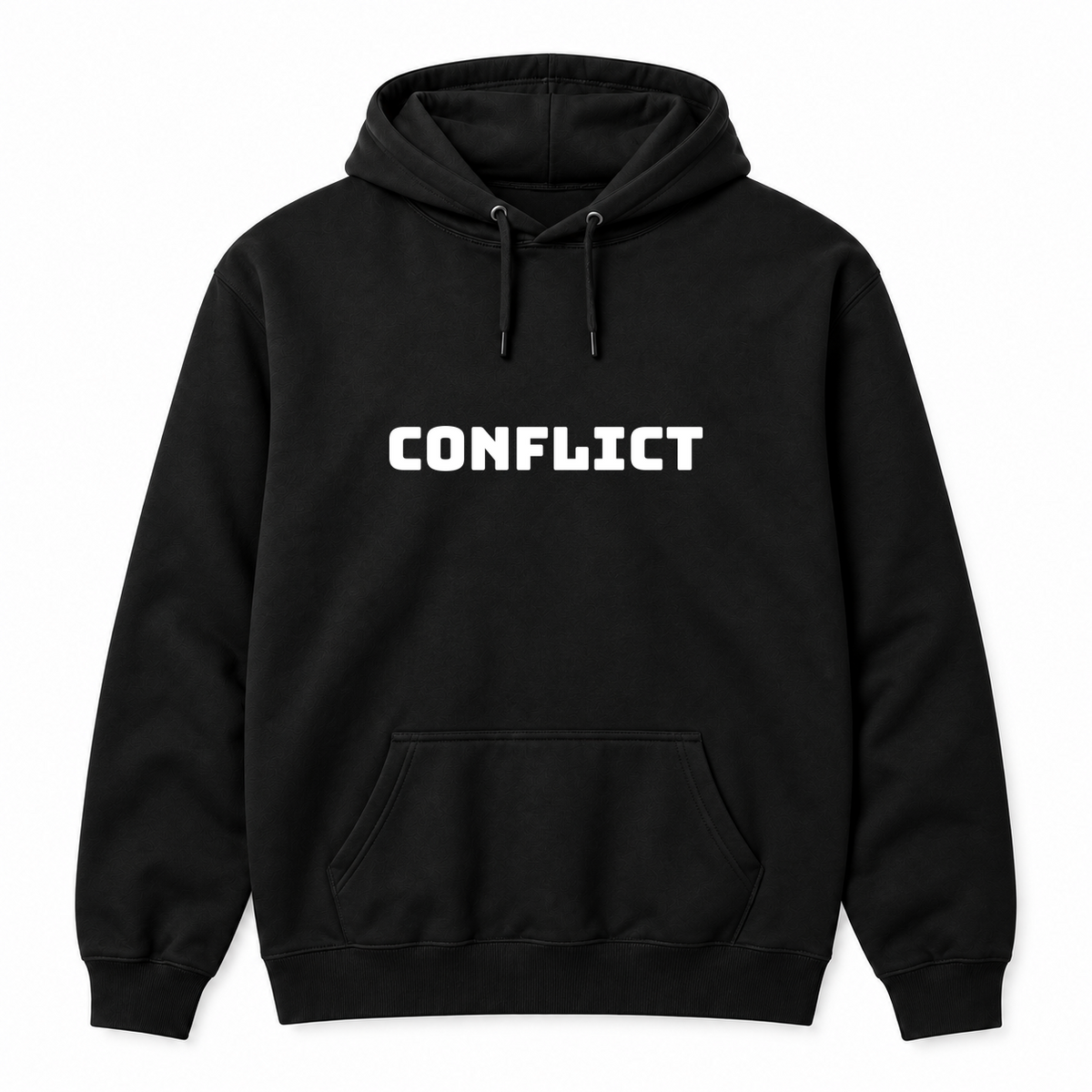 Conflict Hoodie in black