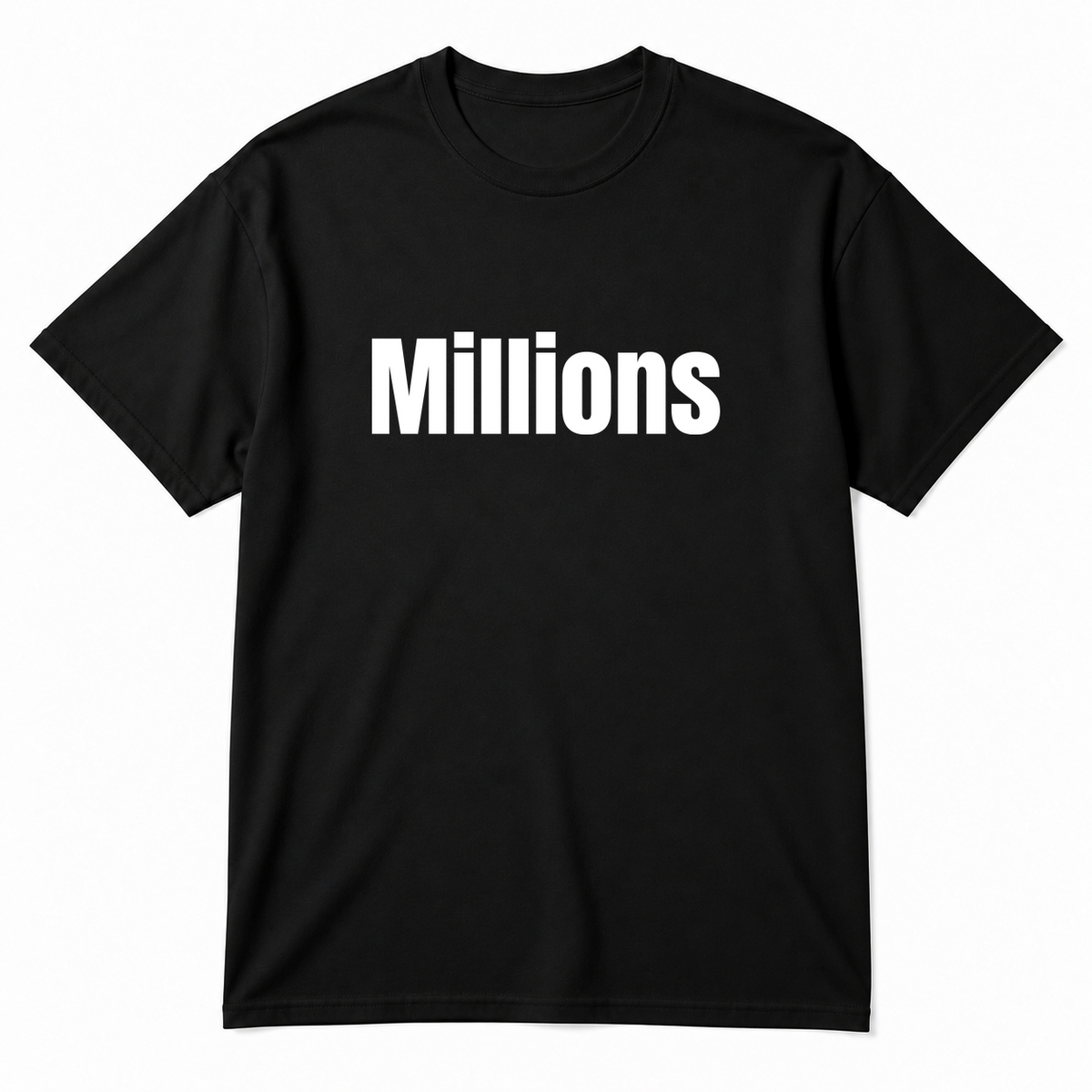 Millions T-Shirt in black