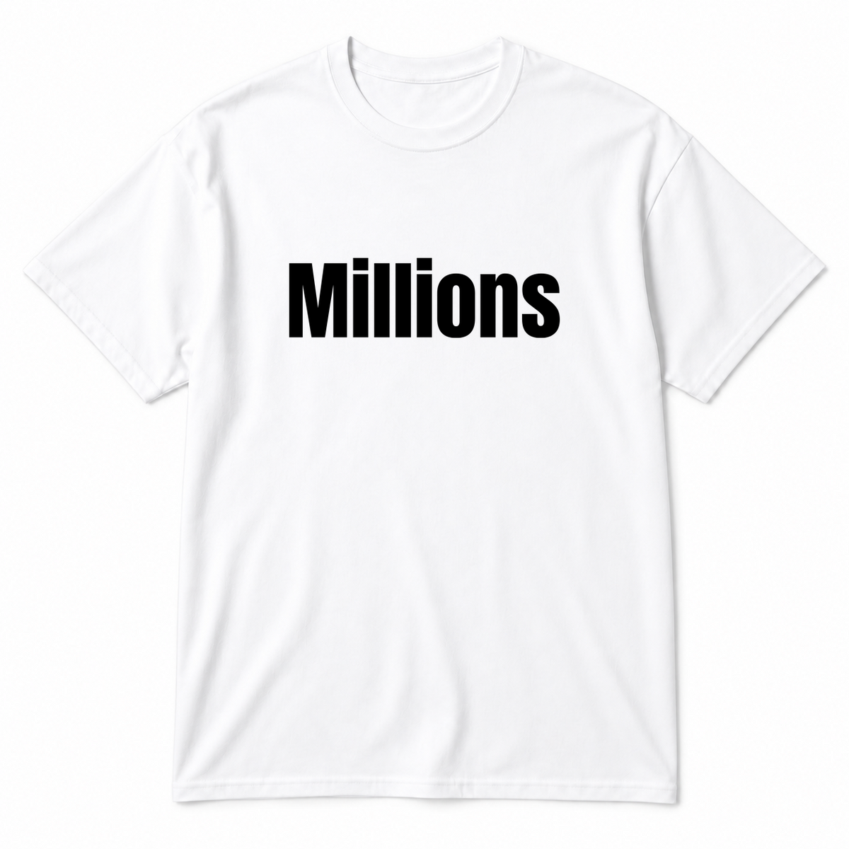 Millions T-Shirt in white