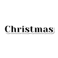 Christmas die-cut sticker