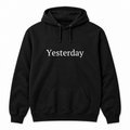 Yesterday Hoodie in black