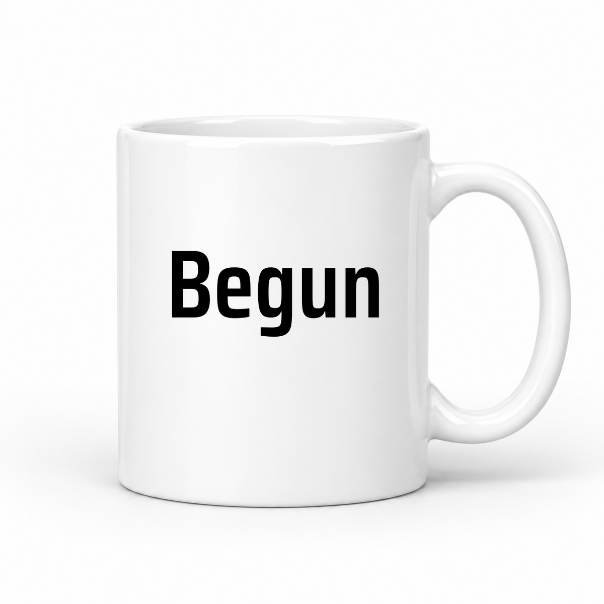 Begun Mug in white