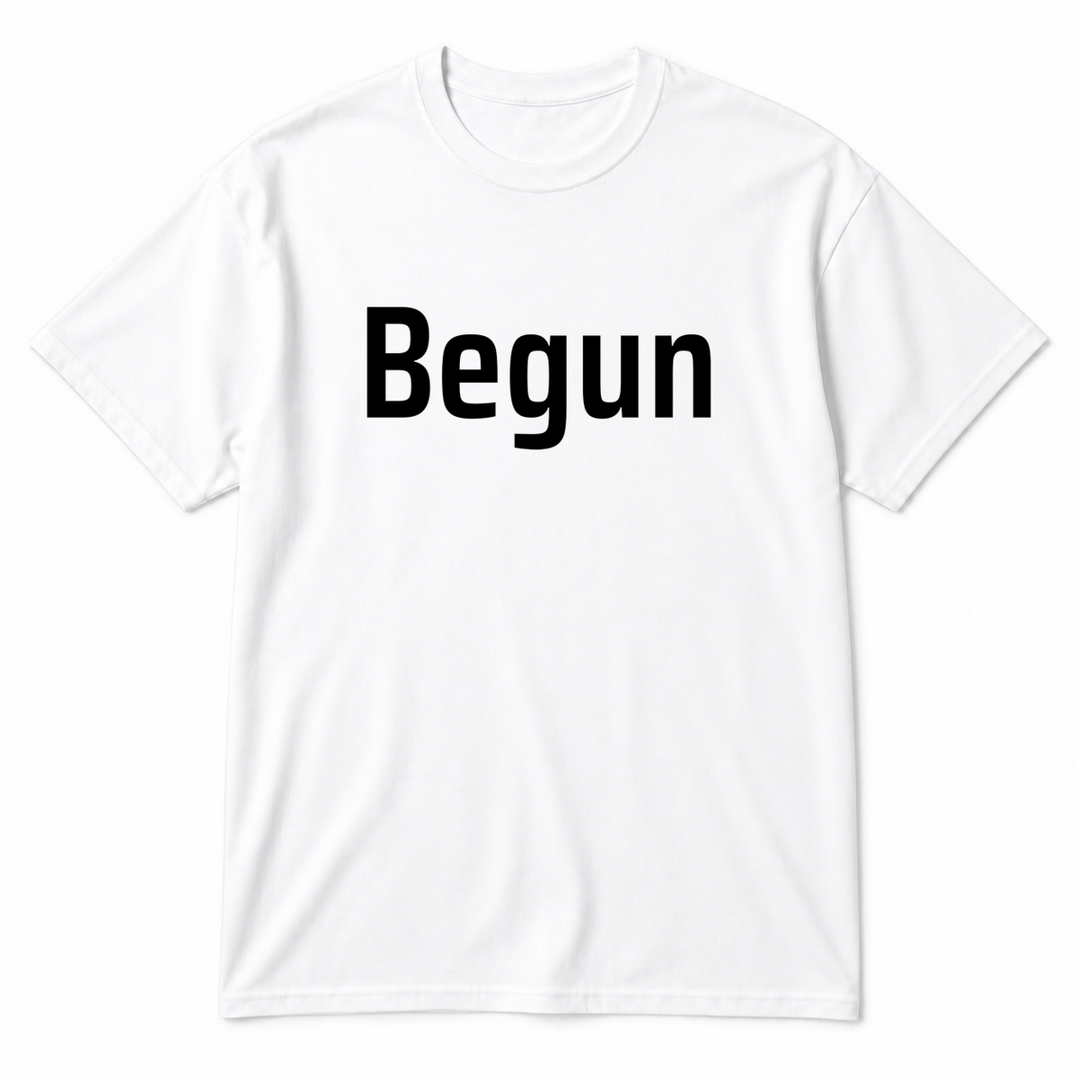 Begun T-Shirt in white